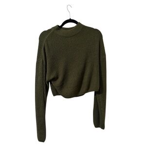 Olive Green Knit Sweater